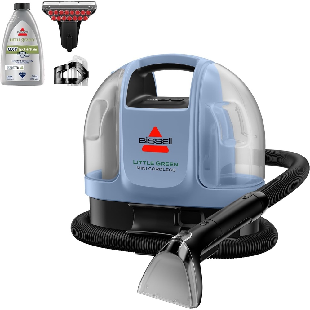 image:imageBISSELL Little Green Cordless Portable Deep Cleaner with 25V LithiumIon Battery amp BatteryBoost Technology 3682Little Green Mini Cordless Lake