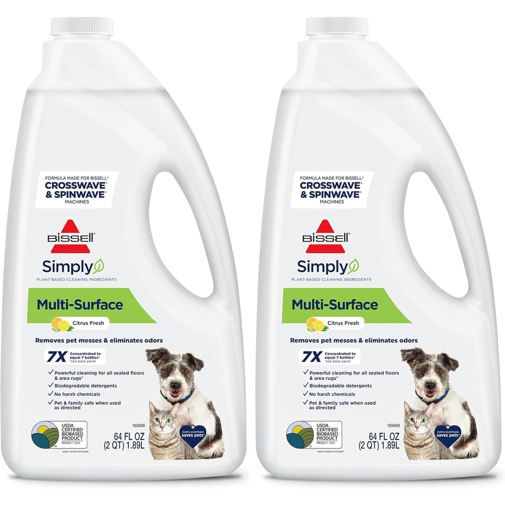 image:imageBissell Simply MultiSurface Formula 64 Fl Oz64 Fl Oz Pack of 2
