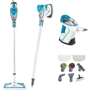 BISSELL PowerSteamer Heavy Duty 3-in-1 Steam Mop and Handheld SteamShot for Indoor & Outdoor, use for Garage, Workshop, Auto, Boat, Recreational Vehicles, Windows,Outdoor Furniture and Decks, 2685A(PowerFresh Slim Steam)