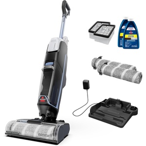 Bissell CrossWave Edge Cordless Plus Wet Dry Vacuum & Mop, Floor Cleaner with ZeroGap Edge Cleaning, Tangle-Free Brush Roll, Extra Brush Rolls, Filters, Hard Floor Cleaner Solution Included, 4329G(CrossWave Edge Cordless Plus)