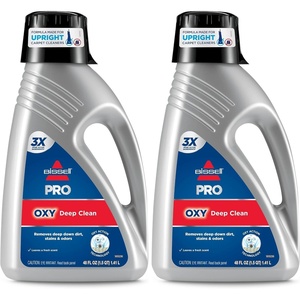 Bissell PET PRO OXY Urine Eliminator with Febreze Carpet Deep Clean Solution, with StainProtect Technology, for use in leading upright carpet cleaners, 48oz, Our best formula for pet messes & odors(48 Fl Oz (Pack of 2))