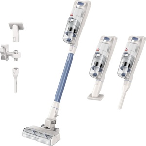 Bissell PowerClean DualBrush 280W Self-Standing Cordless Vacuum, DualBrush & AutoAdapt Tech, Self-Cleaning Brush Roll, Strong Suction, Removeable Battery, Upholstery Tool & Bright Headlights, 4196K(PowerClean)
