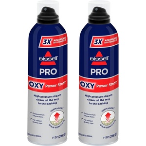Bissell Professional Power Shot Oxy Carpet Spot & Stain Remover, 14 oz (Pack of 2), 95C9L(14 Fl Oz (Pack of 2))