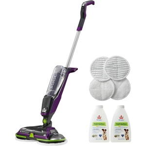 Bissell Spinwave Cordless Pet Spin Mop, 18V Electric Hard Floor Cleaner with Reusable Washable Pads, Pet Stain Removal for Sealed Wood Tile & Laminate Floors, 23157(SpinWave Cordless Pet)